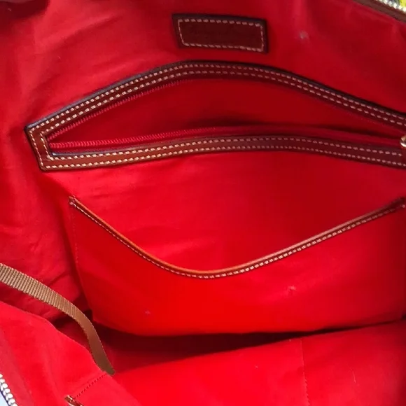 Dooney & Bourke Rich Purple Leather Shoulder Bag - Picture 8 of 9